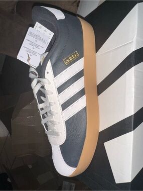 adidas Men’s VL Court 3.0, Black & White, Gum Platform Court Sneakers